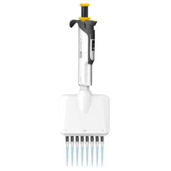 HiPette-LTS Fully Autoclavable Manual 8-Channel Adjustable Colorful Pipette
